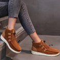 thumbnail image 4 of Espadrilles Sport pour Femmes à Lacets, Bout Rond, Rétro en Flocage, Couleur Unie, Décontractées, 4 of 5