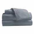 thumbnail image 1 of Comfy Bamboo World Series Ensemble de Draps en Microfibre 4 Pcs, pour Lit Double, Gris Foncé, 1 of 6