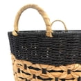 thumbnail image 3 of Hometrends Woven Paper & Water Hyacinth Storage Basket, Large, 3 of 6