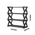 thumbnail image 3 of TopLLC Shoe Rack Organizer Shoe Rack Shoe Rack Organizer Four Tier Shoe Rack Daily Use Bedroom Closet Entryway Bedroom Shoe Rack, 3 of 7