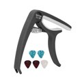thumbnail image 2 of Guitar Capo Set, Electric Guitar Capo ABS  For Ukulele For Mandolin Black, 2 of 8