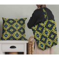thumbnail image 5 of Soimoi Yellow Cotton Poplin Fabric Check & Geometric Print Fabric by Yard 56 Inch Wide, 5 of 5