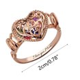 thumbnail image 4 of Jusqu'à 65% de Réduction Femmes Mode en Forme de Coeur Creux Anneau de Mode Créative Bagues Collier Jewelry Boucle d'Oreille Jewelry sur l'Autorisation, 4 of 7