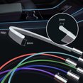 thumbnail image 3 of Lumières d'Intérieur de Voiture, Bandes Lumineuses à Tubes Ambient Neon Light de Remplacement pour Tesla Model 3 Y 2016-2010, avec Contrôle par Application, Trousses d'Éclairage Ambiant, Fonction Active Sonore, 3 of 7
