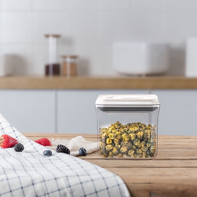 LSLJS Airtight Food Storage Container, 1 Piece Plastic Cereal Container with Easy-Lock Lid for Kitchen Pantry Organization and Storage, Storage Storage