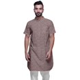 thumbnail image 1 of Atasi Kurta Imprimée pour Hommes Col Mandarin Coton Cambric Chemise Kurta Décontractée, 1 of 1
