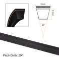thumbnail image 2 of Unique Bargains M-29 Rubber V Belt Drive Transmission Belt, 2 Pack, 2 of 6