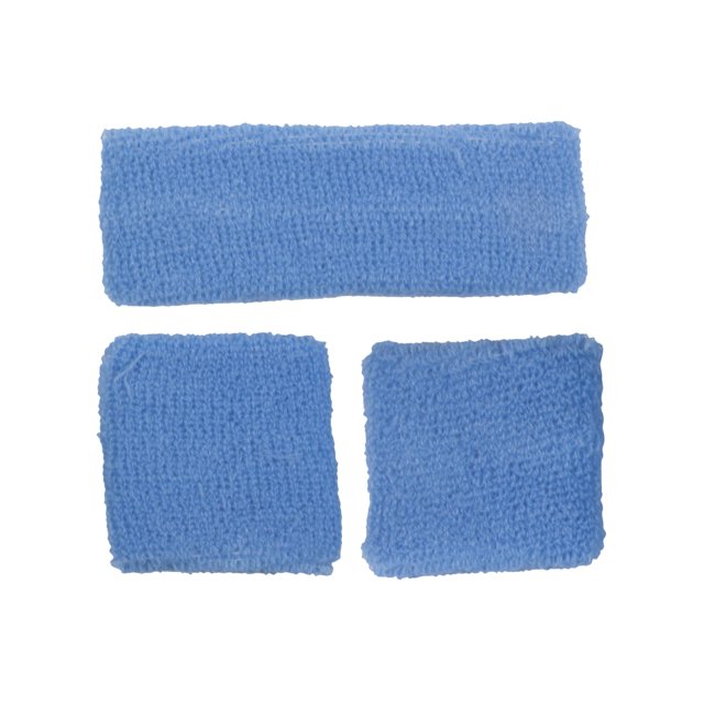 Gravity Trading Headband + Wristband Sweatband Kit - Sky Blue