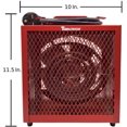 thumbnail image 3 of Radiateur de construction à ventilation forcée de 240V Tooltech® 4800W avec thermostat réglable, 3 of 4
