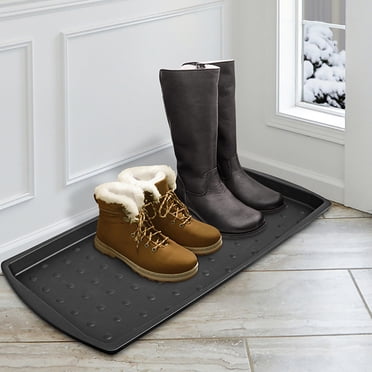 Mainstays 15"X29" Soho Black Boot Tray