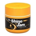 thumbnail image 1 of Ampro Shine-N-Jam Maximum Hold - Infused With Honey Extract To Strengthen Hair - Great For Taming Fringe, Ponytails, Soft Weaves, And Braids - Keeps Tresses Firm With Non-Greasy Shine - 4 Oz, 1 of 3