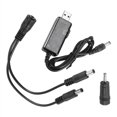 thumbnail image 2 of Usb Boost Cable 5V Step Up To 9V 12V Dc Voltage Converter 1A Step-Up Volt Transformer Dc Power Regulator With Switch And Led Voltmeter Display, 2 of 6