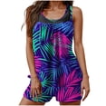 thumbnail image 2 of UPPADA Two Piece Tankini Swimsuits for Women High Waisted 2 Piece Bathing Suits Floral Print Tankini Set Tummy Control Modest Swimwear for Holiday Push Up Tankini Swimsuits for Women Multicolor,Xl, 2 of 6