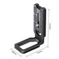 thumbnail image 4 of tamizeot Tripod Head Vertical Camera Mount Supplies Innovative Stabilizer Supports Quick Release Operations Effectively Black L, 4 of 6