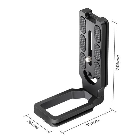 crativent Tripod Head Vertical Camera Mount Supplies Multifunctional Stabilizer Offers Quick Release Features For Efficient Black L