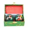thumbnail image 3 of 2 x Hand Balls Chinese Health Balls with Storage Box Portable Fitness Relaxation Dragon Phoenix Green, 3 of 9
