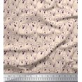 thumbnail image 1 of Soimoi Polyester Crepe Fabric Ghost Halloween Printed Fabric 1 Yard 52 Inch Wide, 1 of 3