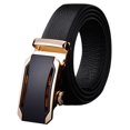 thumbnail image 2 of Mens Belt, Ratchet Belt Leather, Slide Belt with Easier Adjustable Buckle, 2 of 2