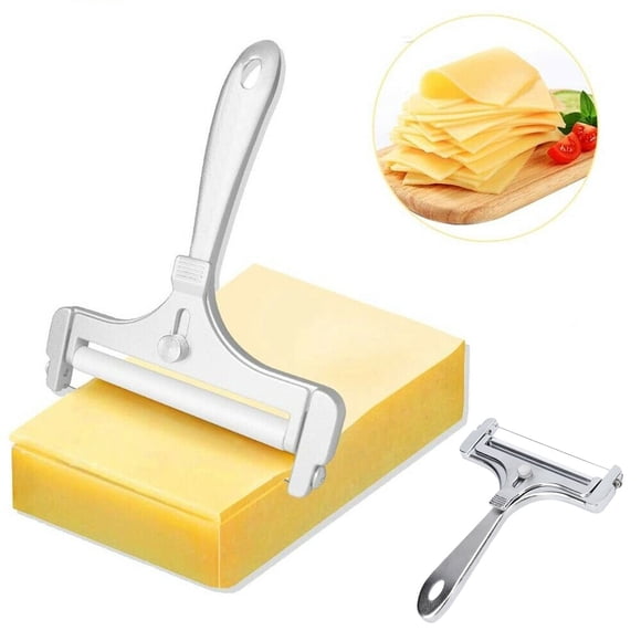 Riforla Adjustable Thickness Butter Cheese Grater Cheese Slicer Cheese Cheese Spatula Kitchen Gadget Silver Cutter Silver One Size