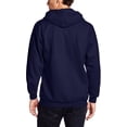 thumbnail image 2 of Hanes Ultimate Cotton Adult Fleece Full-Zip Hoodie , XL, Navy, 2 of 3
