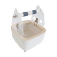 thumbnail image 2 of yingyy Smart Parrot Toilet Stand With Waste Bin And Perch For Interactive Training Versatile At Home To Clean Gray, 2 of 6