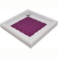 thumbnail image 2 of Tapis de Douche Carré Antidérapant Bubbles Uni Violet 20′′ L X 20′′ L, 2 of 4