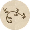 thumbnail image 1 of Ahgly Company Machine Washable Indoor Round Transitional Moccasin Beige Area Rugs, 3' Round, 1 of 7