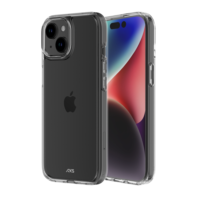 AXS Étui Transparent ULTRA Clair Testé contre les Chutes pour Apple iPhone 15 Plus