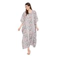 thumbnail image 2 of Oussum Caftan pour Femmes Robe Été Ample Décontractée Grande Taille Robe de Soirée Imprimée Caftan Long pour Dames Robes Élégantes en Ligne, 2 of 4