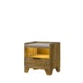 thumbnail image 1 of ACME Garcia Nightstand w/LED in Light Aspen Brown, 1 of 8