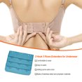 thumbnail image 4 of fastboy Extension Strap Bra Extender Buckle 3 Hook Women Accessories Practical Elastic Multicolor Clips Tight 3 Rows Underwear green, 4 of 4