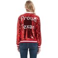 thumbnail image 2 of Veste à Paillettes pour Femmes à Manches Longues avec Fermeture Éclair Frontale et Poignets Côtelés, 2 of 5