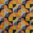 thumbnail image 1 of oneOone Cotton Cambric Orange Fabric Geometric Sewing Craft Projects Fabric Prints By Yard 42 Inch Wide, 1 of 4