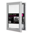 thumbnail image 1 of SECO Lockable Indoor/Outdoor Poster Frame Case, Silver, 24 x 36", 1 of 4