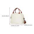 thumbnail image 3 of TopLLC Kitchen Gadgets, Kitchen Accessories Lunch Box Bag Lunch Bag Handbag Waterproof Oilproof Work Family Hand Carry Large Capacity With Lunch Bag Polyester Shoulder Tote Dining Bag, 3 of 6