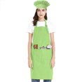 thumbnail image 2 of TOPTIE Ensemble de Toque de Chef Ajustable en Toile de Coton pour Adultes, Hommes et Femmes, 2 of 7
