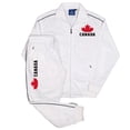 thumbnail image 1 of Men's Canada Print Designer Heritage Tracksuit With Track Jacket & Jogger Trackpants, 1 of 2