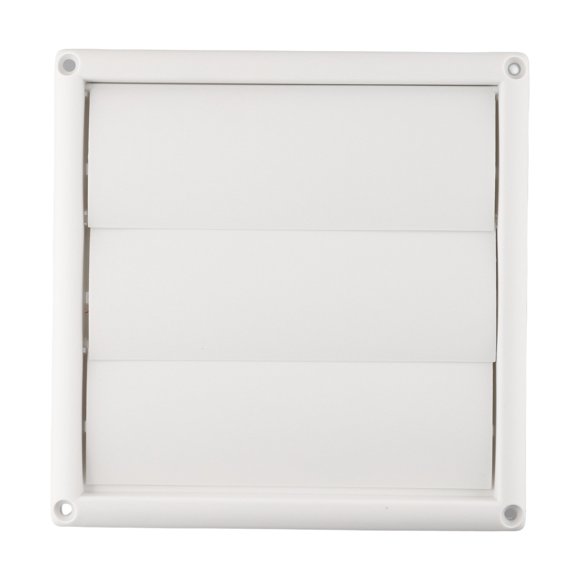 Couverture de Ventilation 4-6 Pouces pour Mur Extérieur Grille de Ventilation Tuyau Blanc