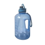Kieccall 74 oz Large Capacity Sports Water Bottle, Big Mouth Hydration Jug for Gym and Outdoor Activities, Daily Water Intake Essential with Carry Handle and Markings
