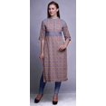 thumbnail image 2 of Bimba Kurta Santoon en Viscose Tunique d'Été Imprimée Kurtis Droite pour Femmes, 2 of 5