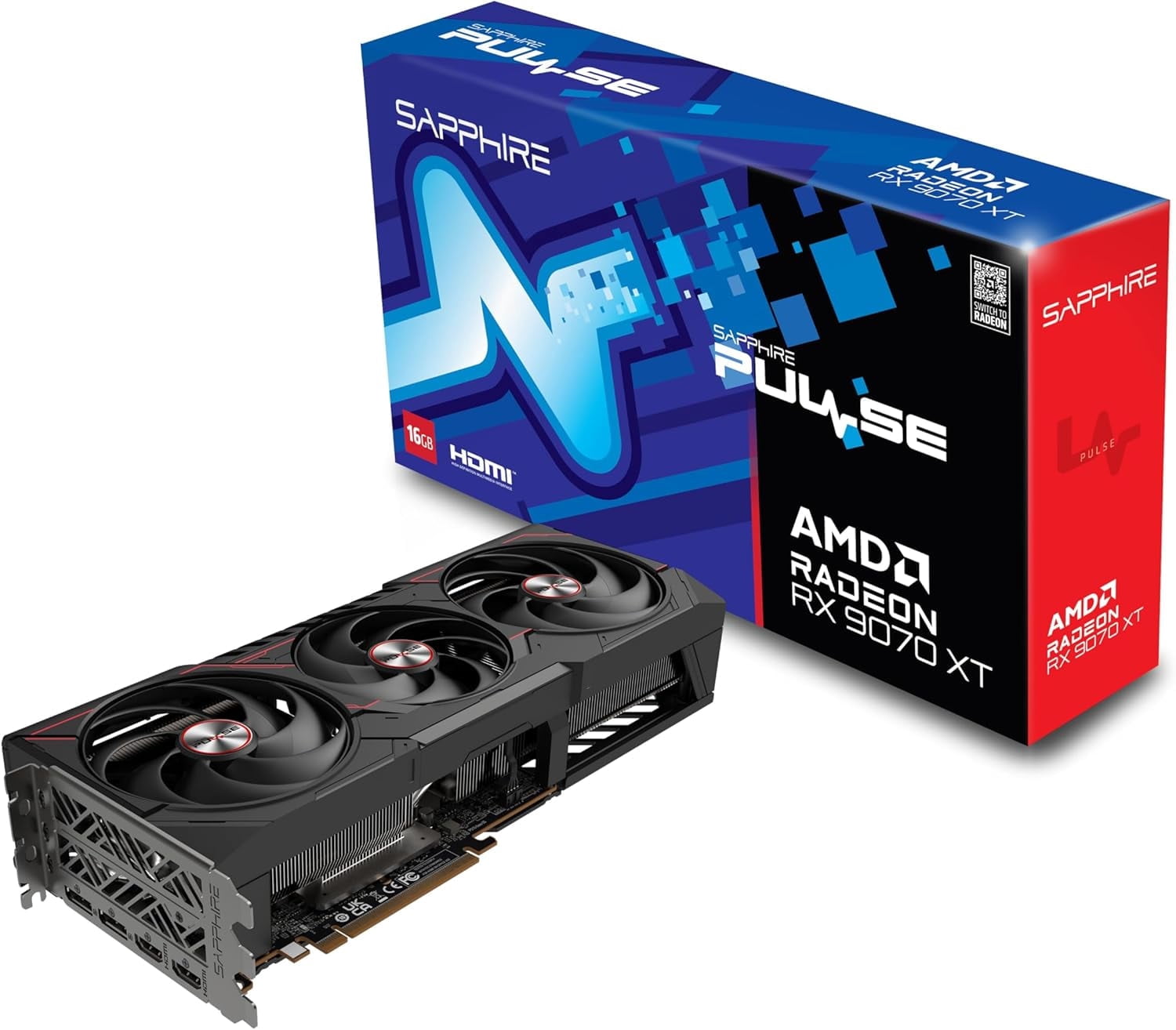 ⁠【新品SSD240G/8Gグラボ】HP Z440/16G/RX470 8GB Sapphire 11348-03-20G Pulse AMD Radeon™ RX 9070 XT Gaming Graphics