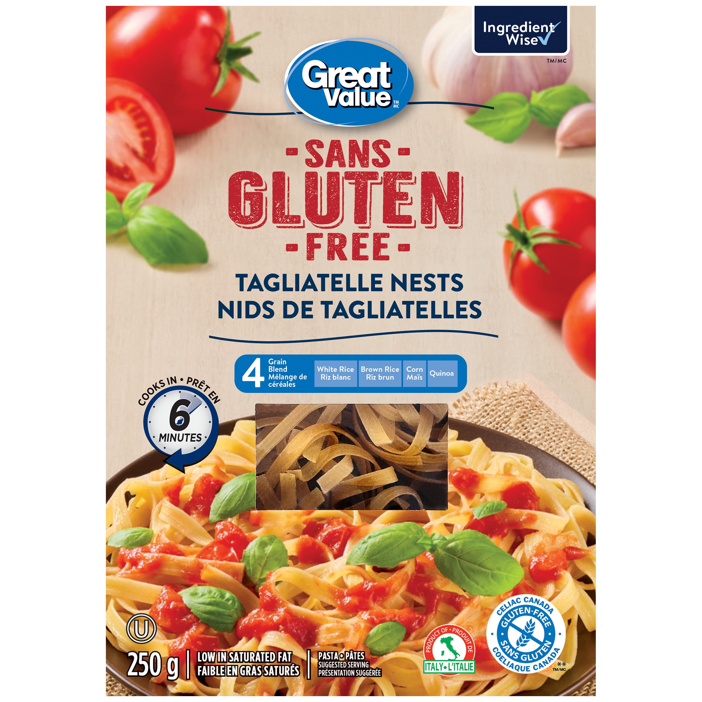 Great Value Gluten-Free Tagliatelle Nests
