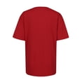 thumbnail image 4 of Meichang T-Shirts Graphiques pour Femmes T-Shirts de la Saint-Valentin T-Shirts Graphiques Mignons avec Cœur Hauts Décontractés à Col Rond Manches Courtes Coupe Ample T-Shirts de Fête T-Shirts de la Saint-Valentin, 4 of 7