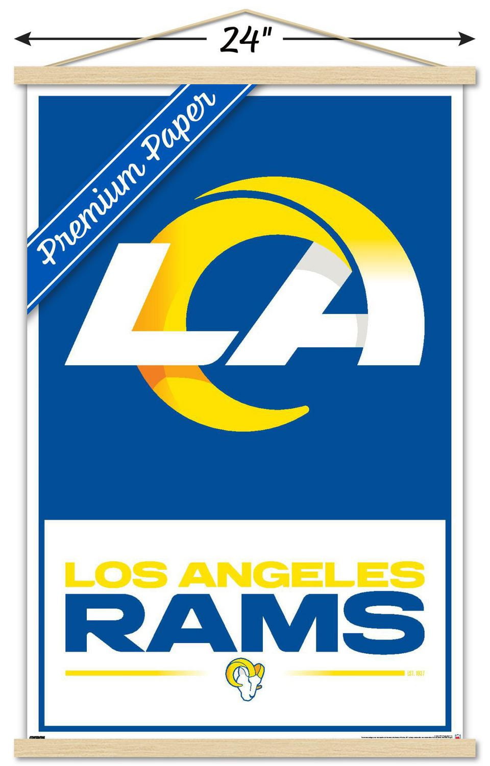 NFL Los Angeles Rams - Logo 21 Wall Poster