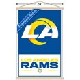 thumbnail image 2 of NFL Los Angeles Rams - Logo 21 Wall Poster, 22.375" x 34" Framed, 2 of 4