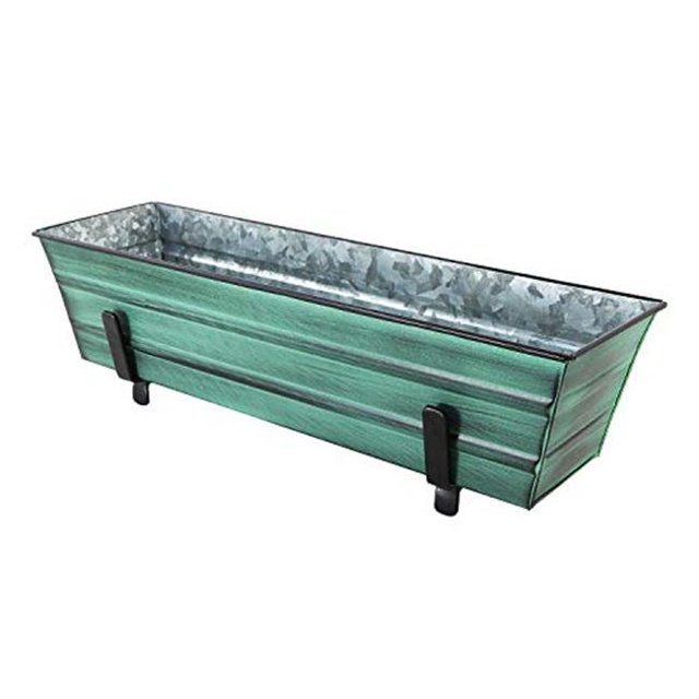 Achla C08-K4 2 x 4 Rampes Boîte à Fleurs avec Supports, Vert - Petit