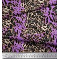 thumbnail image 2 of Soimoi Rayon Fabric Leopard & Tiger Animal Skin Print Fabric by Yard 56 Inch Wide, 2 of 3
