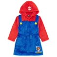 thumbnail image 1 of Nintendo Super Mario Boys Blue Hooded Bathrobe, 1 of 7