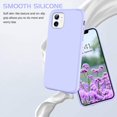 thumbnail image 3 of Designed for iPhone 11 Silicone Case, Protection Shockproof Dropproof Dustproof Anti-Scratch Phone Case Cover for iPhone 11, Purple, 3 of 5
