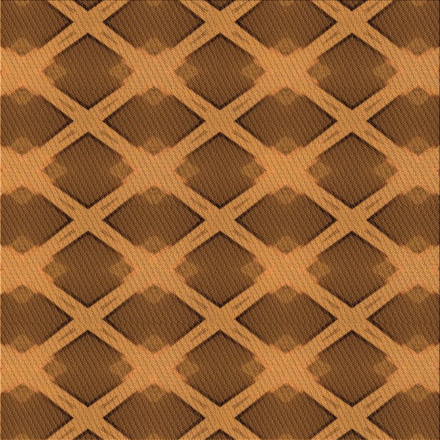 Ahgly Tapis de Zone Carré Transitionnel Lavable en Machine, Marron Selle, 7 Pieds Carré